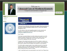 Tablet Screenshot of nkycolorectal.com